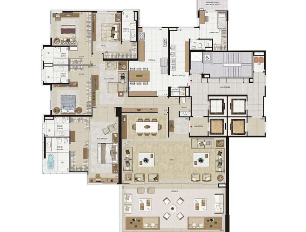 Riserva Golf – 4 suítes – 381m² – R$10.900.000,00