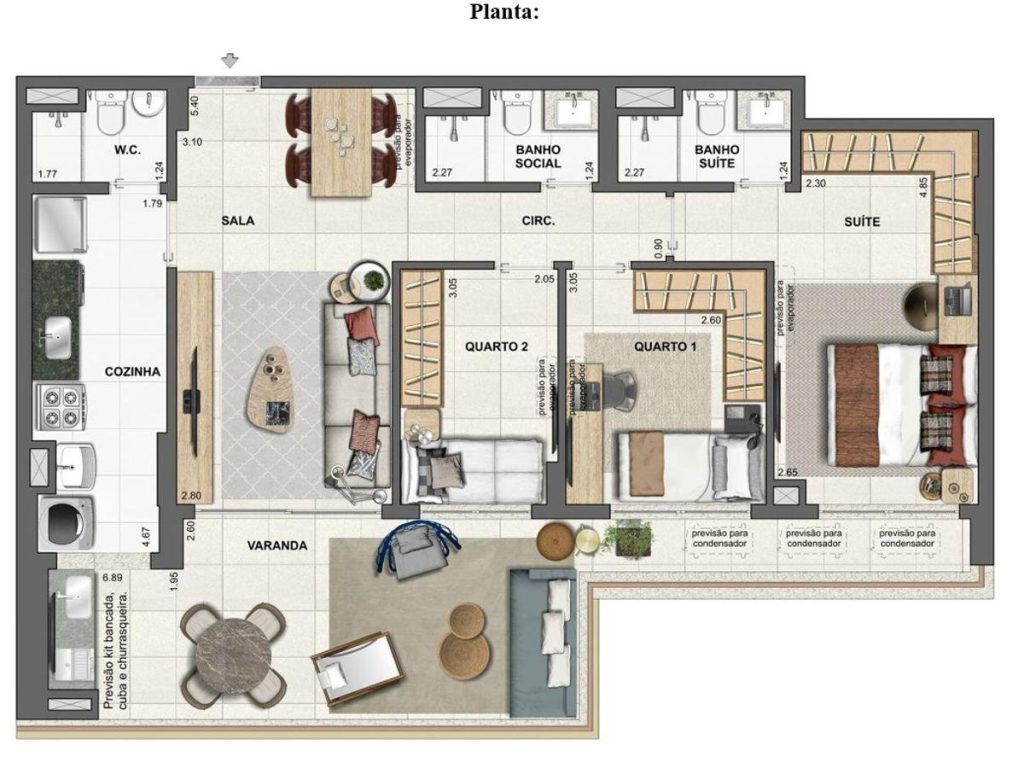 Barra da Tijuca – Wave By Yoo – 3 quartos – 98m² – R$3.100.000.00