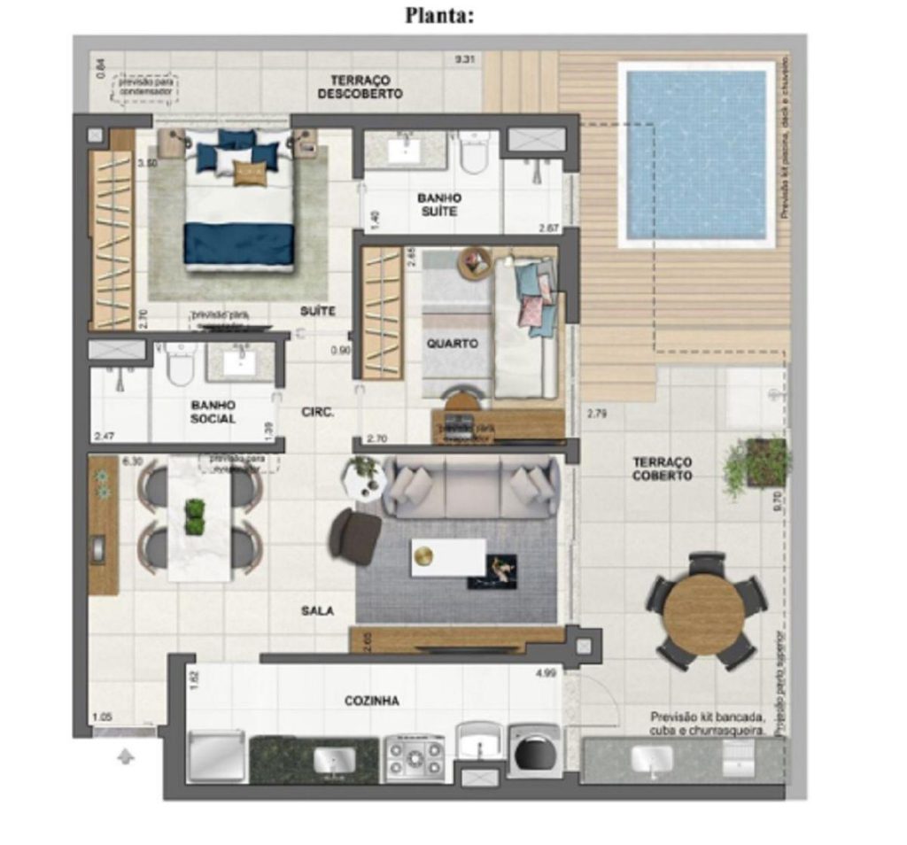 Barra da Tijuca – Wave By Yoo – 2 quartos – 95m² – R$2.390.000.00